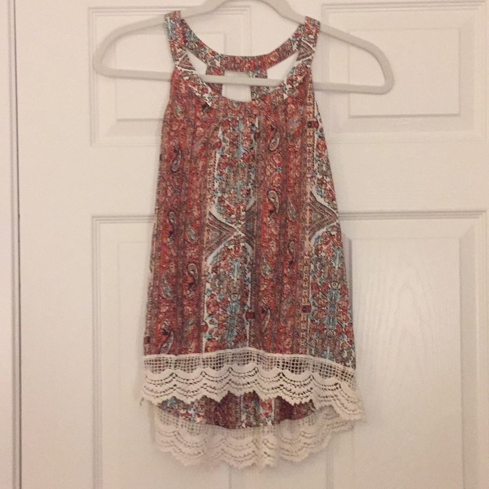Flower Patterned Tank